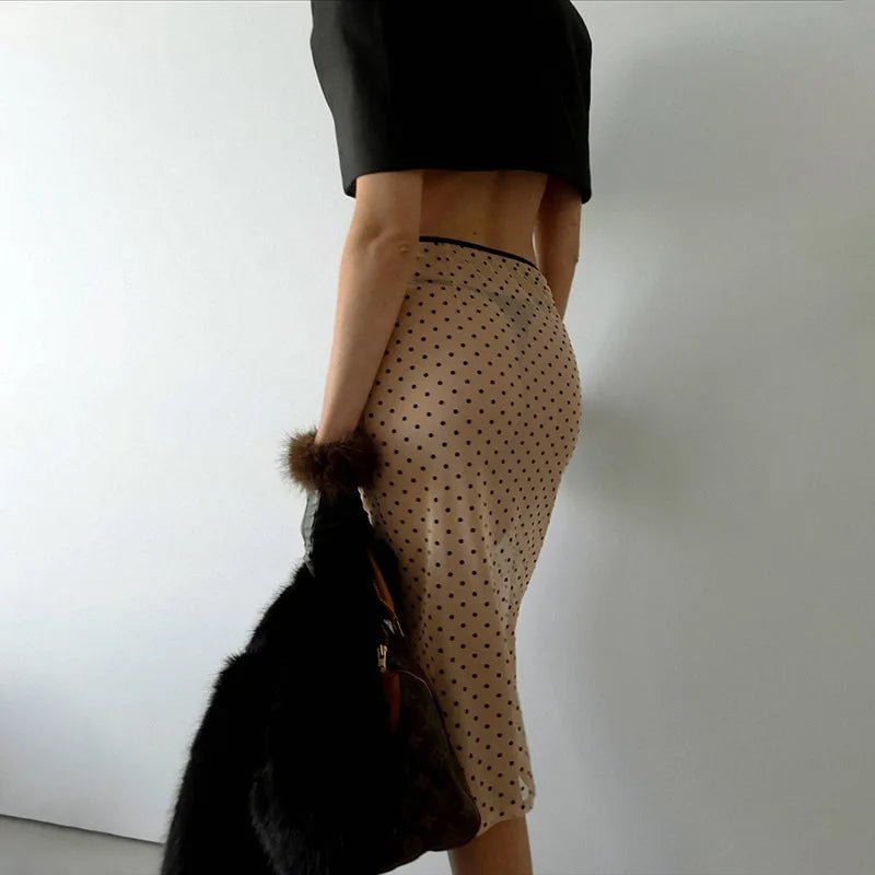 Leah hoch taillierter Mesh-Rock