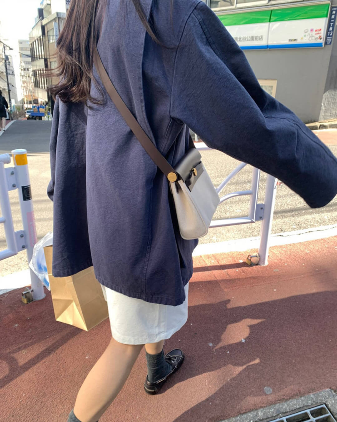 Lena Contrast Collar Utility Jacket