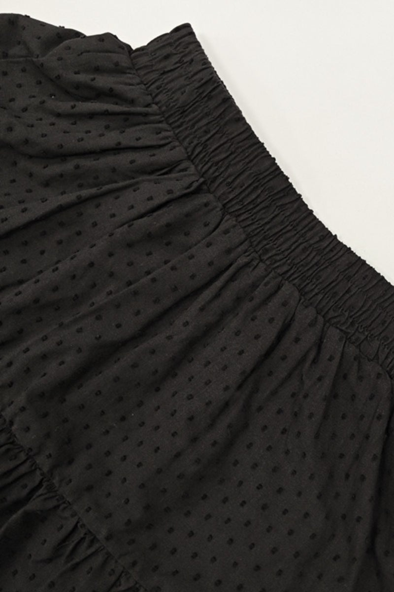 Gestufter Jacquard-Spitzen-Minirock „Lena“