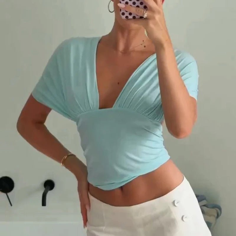 Leonor kurzes Tanktop mit Schnürung