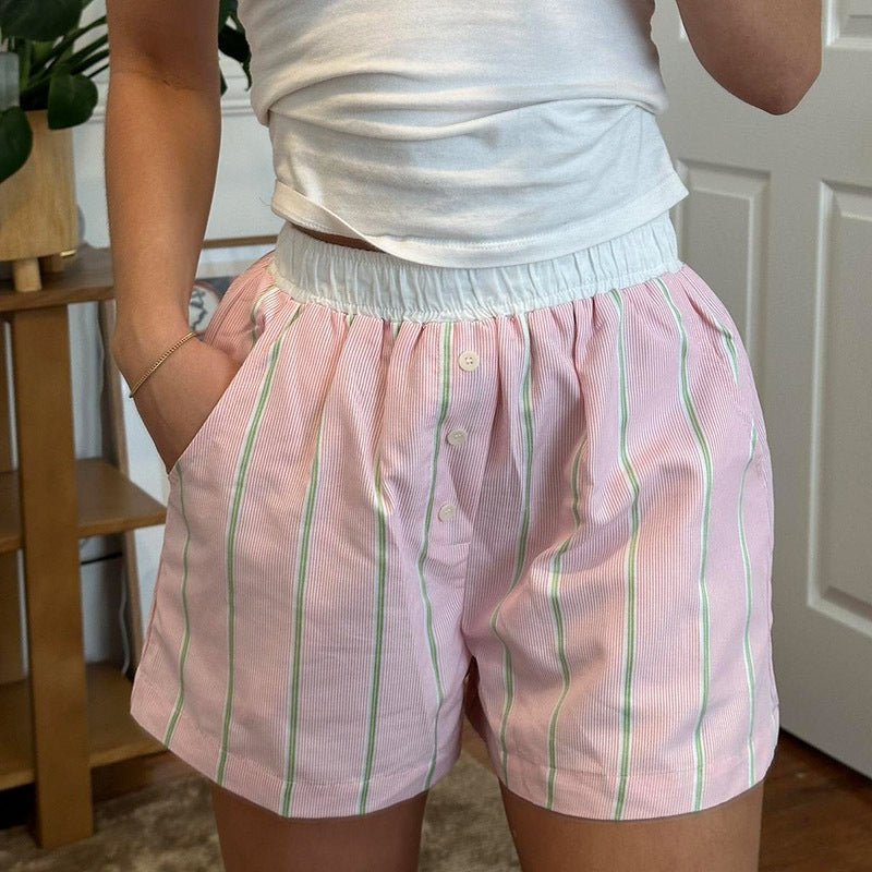 Liesel Gestreifte Popeline-Boxershorts