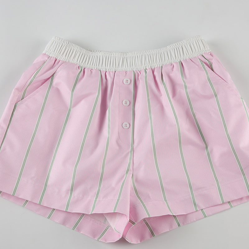 Liesel Gestreifte Popeline-Boxershorts