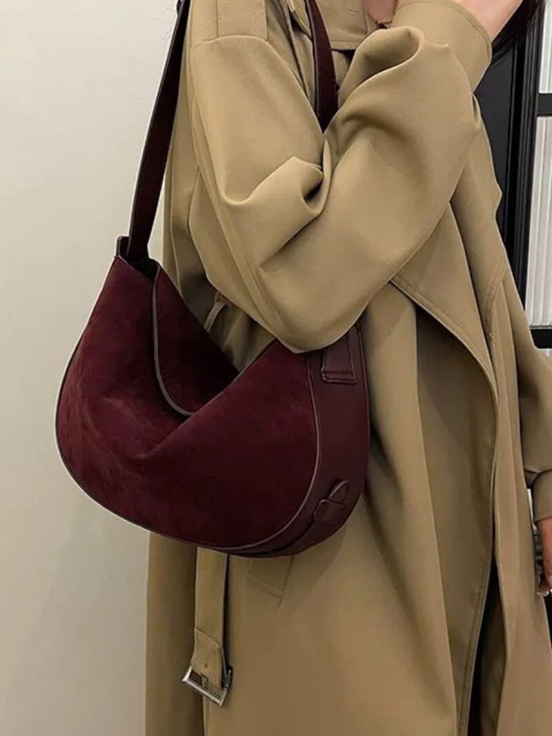 Lily Tasche aus Wildlederimitat