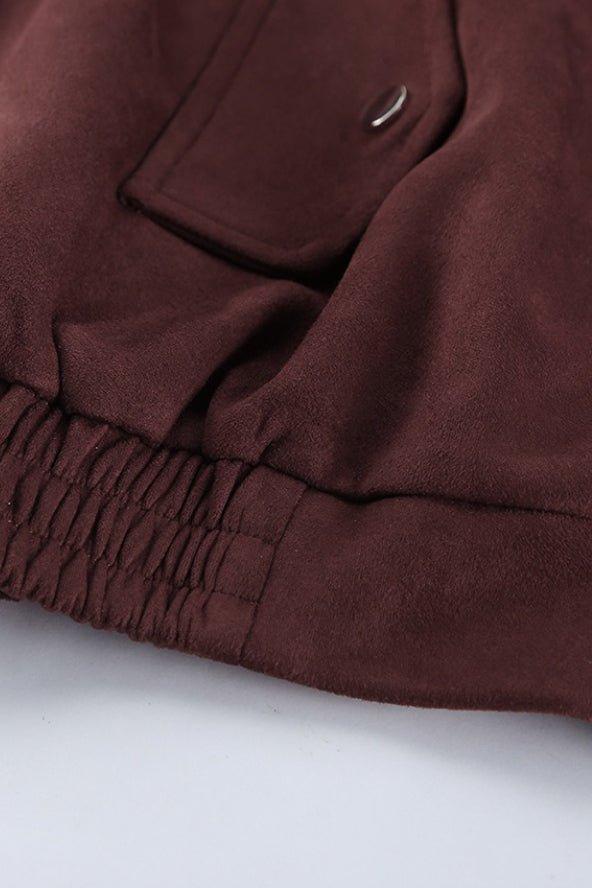 Linda Relaxed Suede Coat