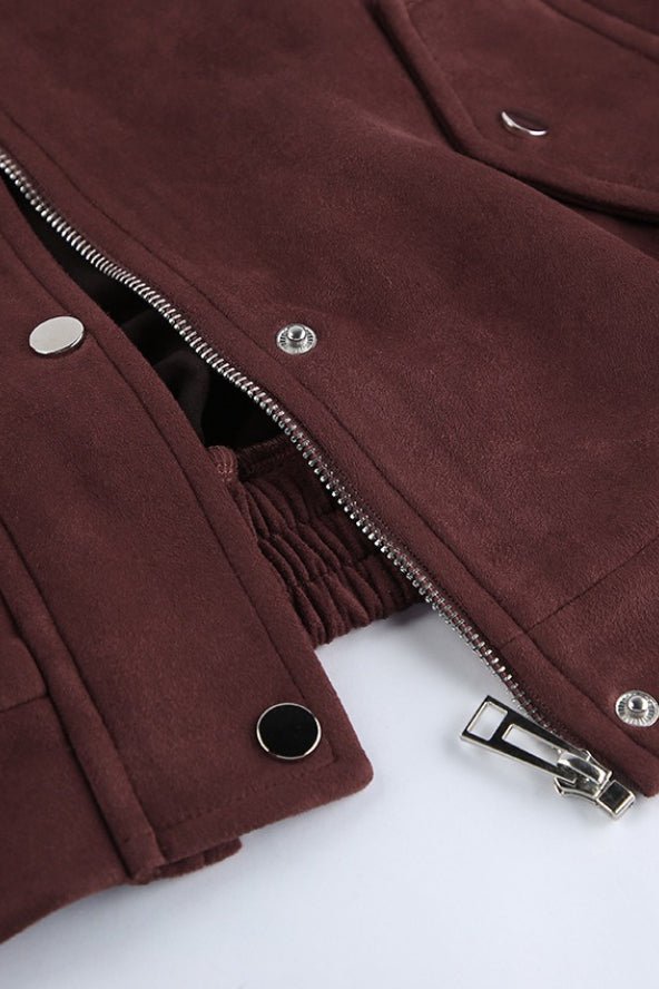 Linda Relaxed Suede Coat