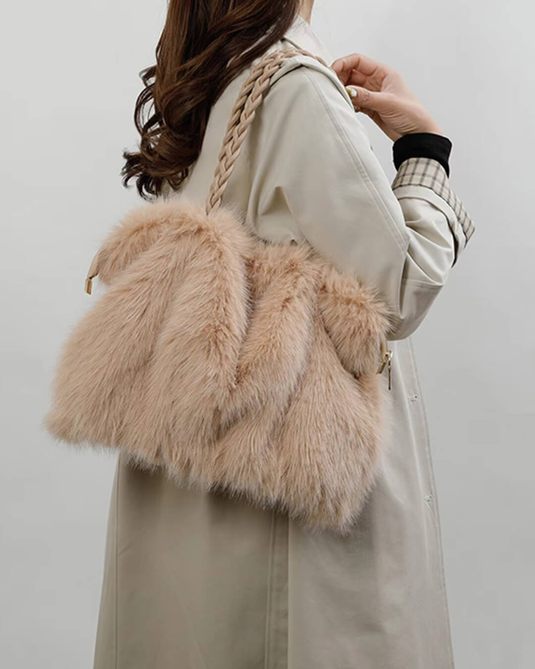 Loreen Tragetasche aus Kunstpelz