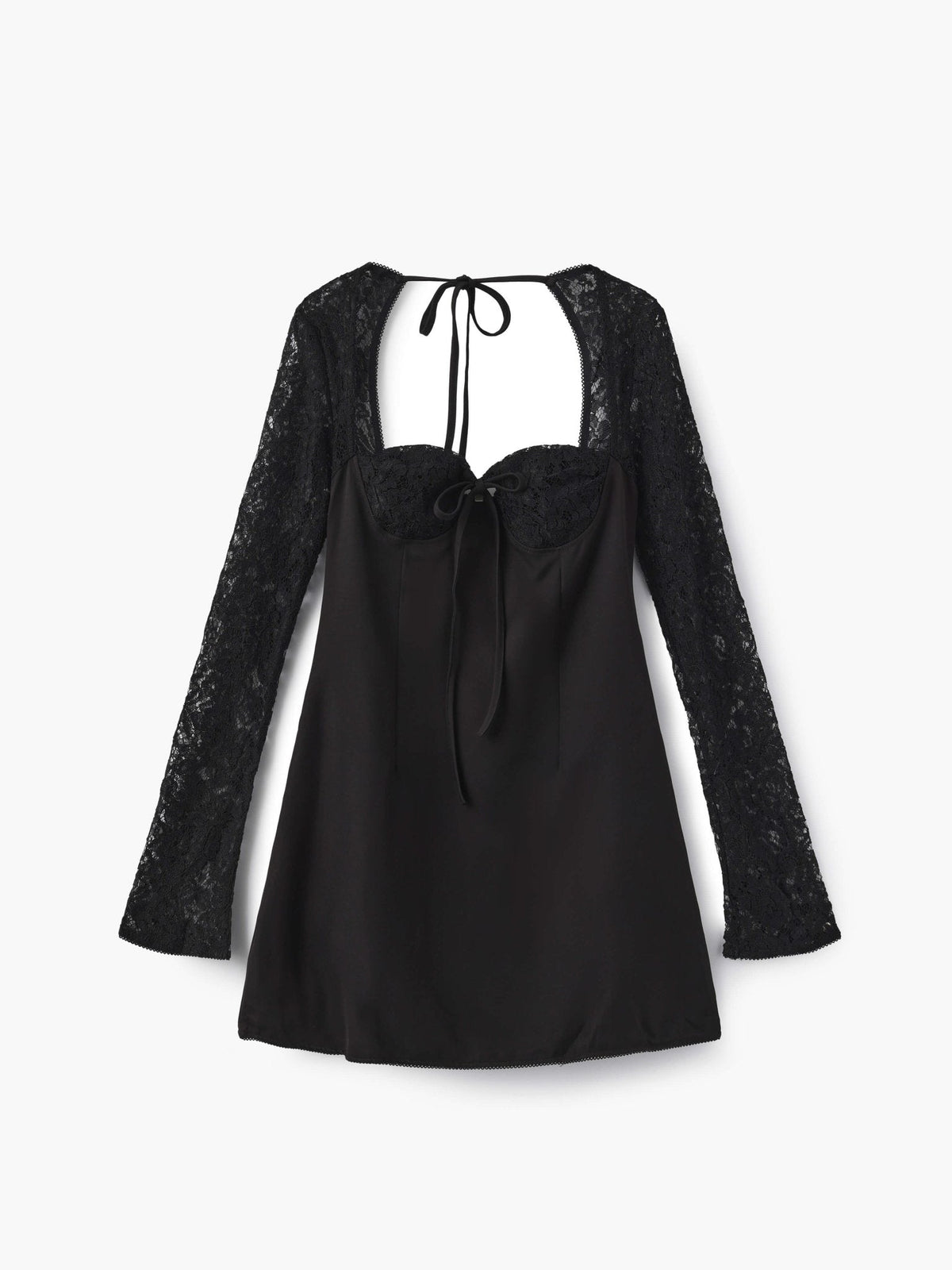 Louises Minikleid mit Spitzendetails