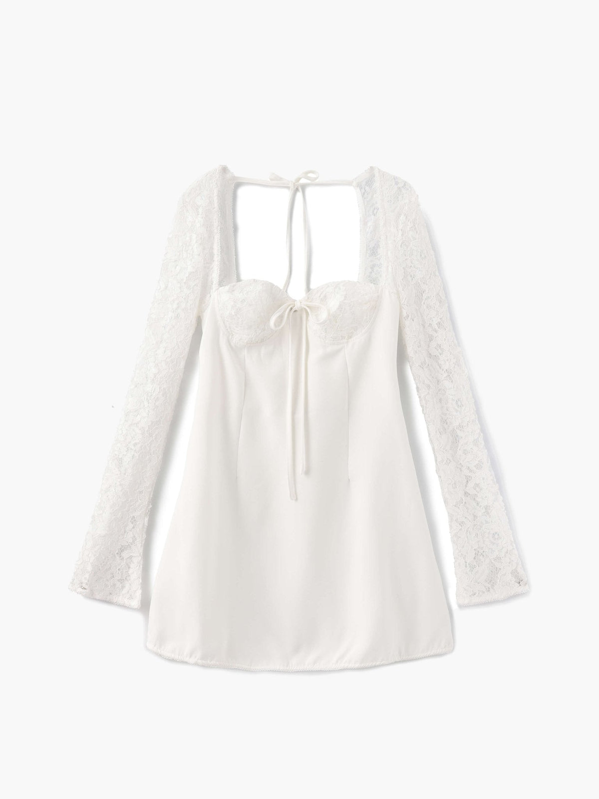Louises Minikleid mit Spitzendetails