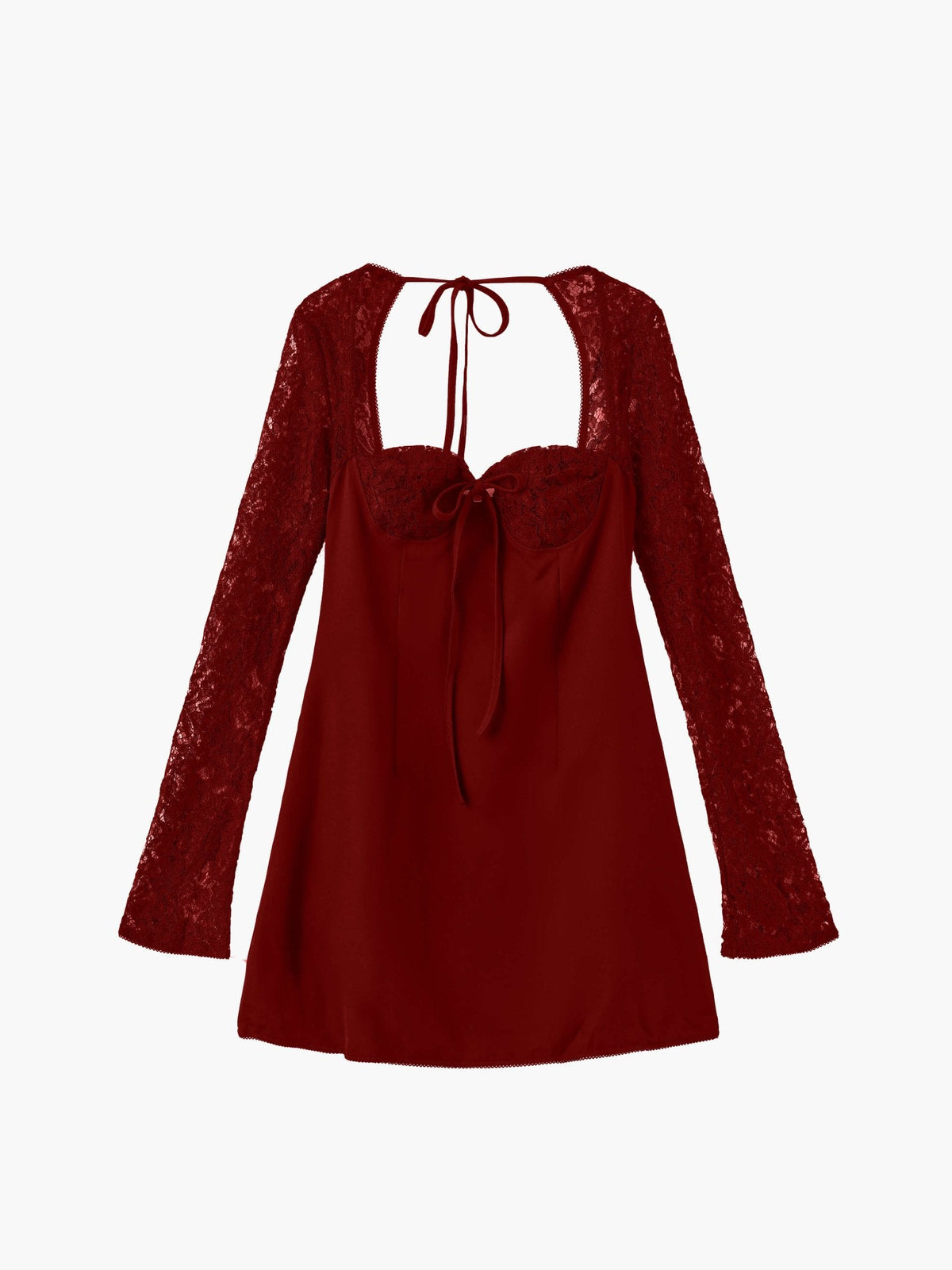 Louises Minikleid mit Spitzendetails