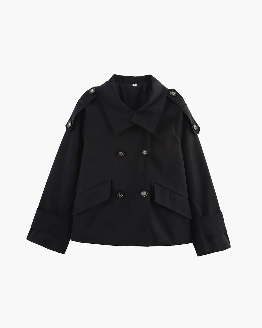 Lucy Kurzer Trenchcoat mit Stehkragen