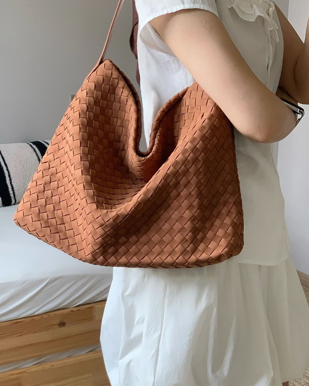 Marceline Tote-Bag aus Wildleder