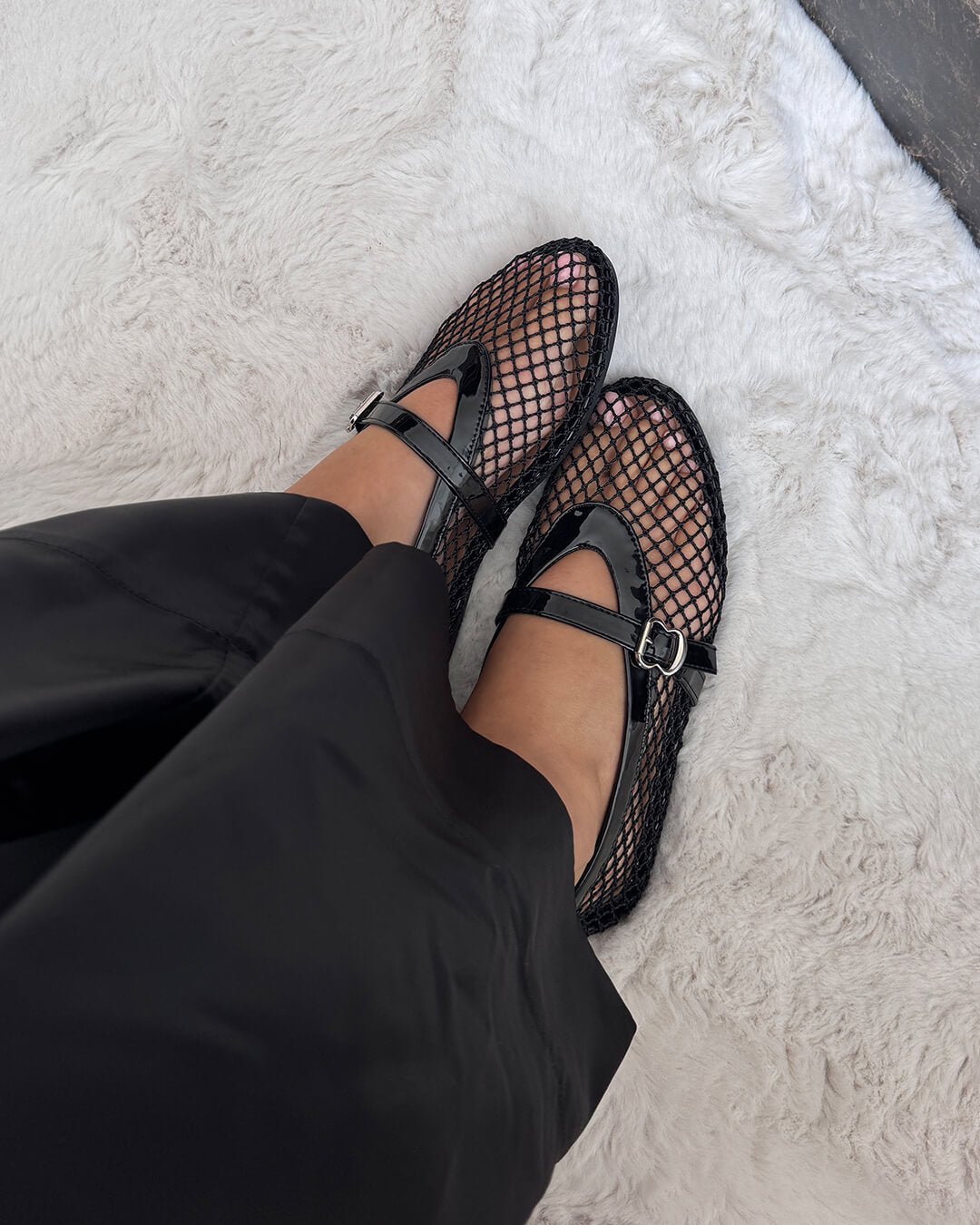 Margaux Ballerinas aus Mesh