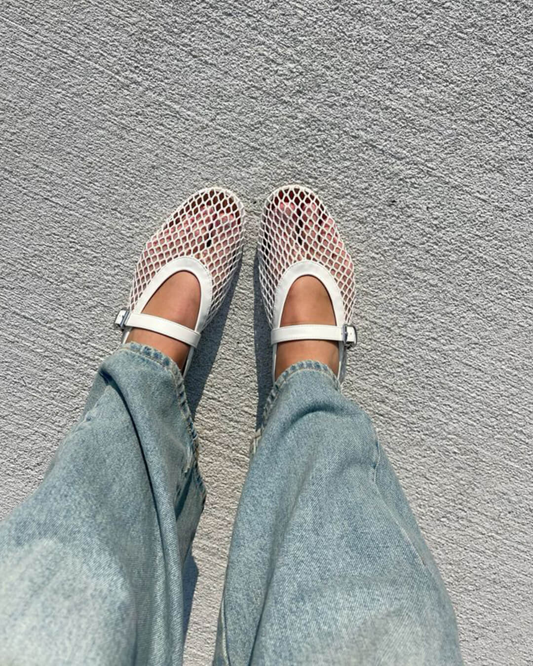 Margaux Ballerinas aus Mesh