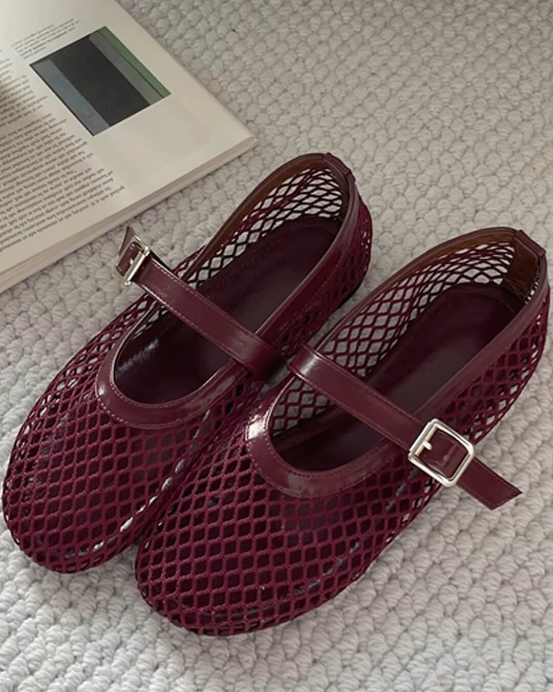 Margaux Ballerinas aus Mesh