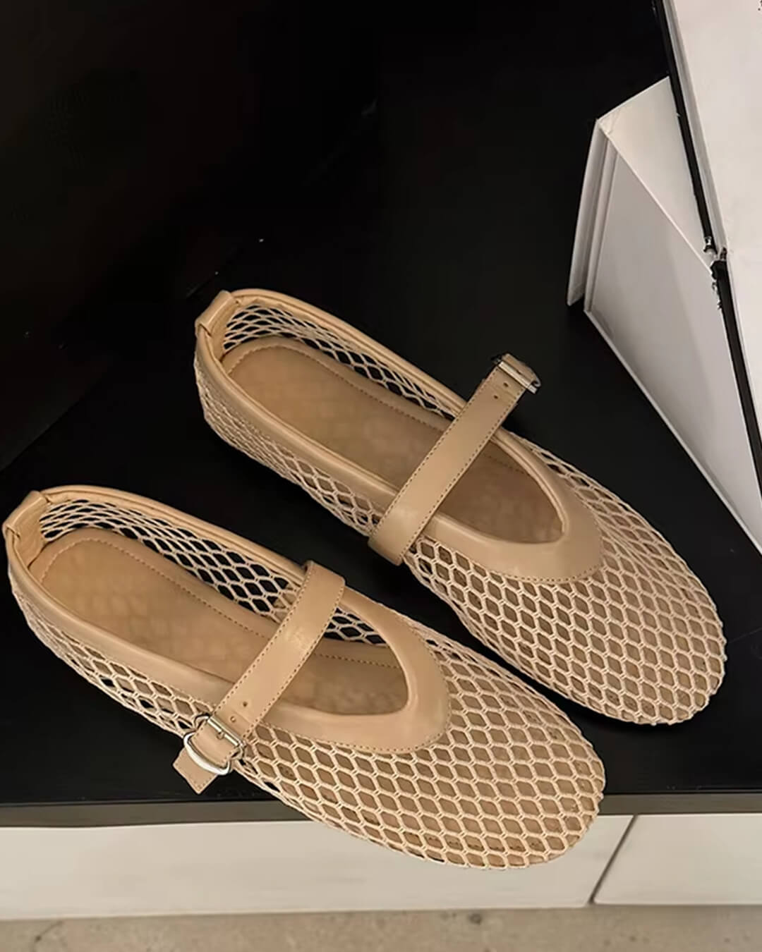Margaux Ballerinas aus Mesh