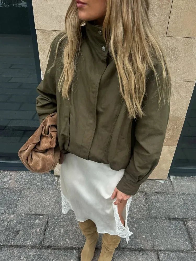 Margot Bomberjacke mit Schnallengürtel