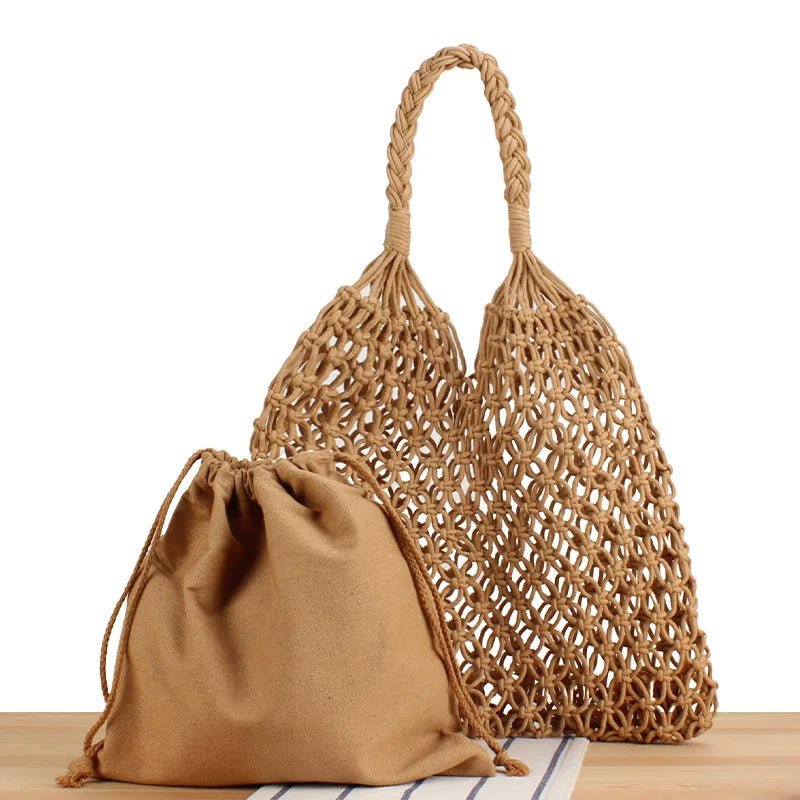 Margot geflochtene Strandtasche
