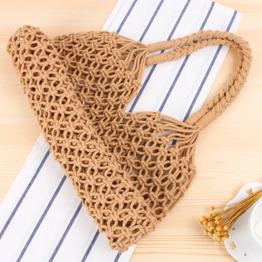 Margot geflochtene Strandtasche