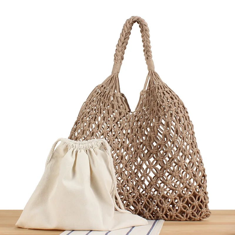 Margot geflochtene Strandtasche