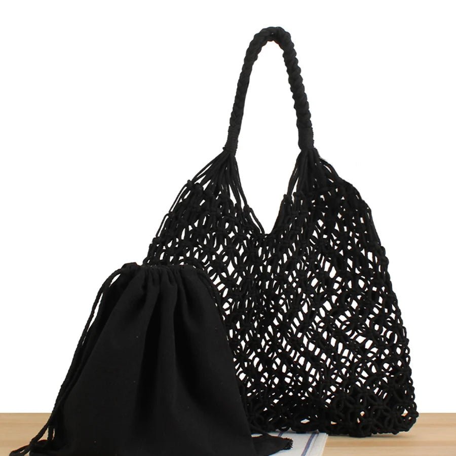 Margot geflochtene Strandtasche