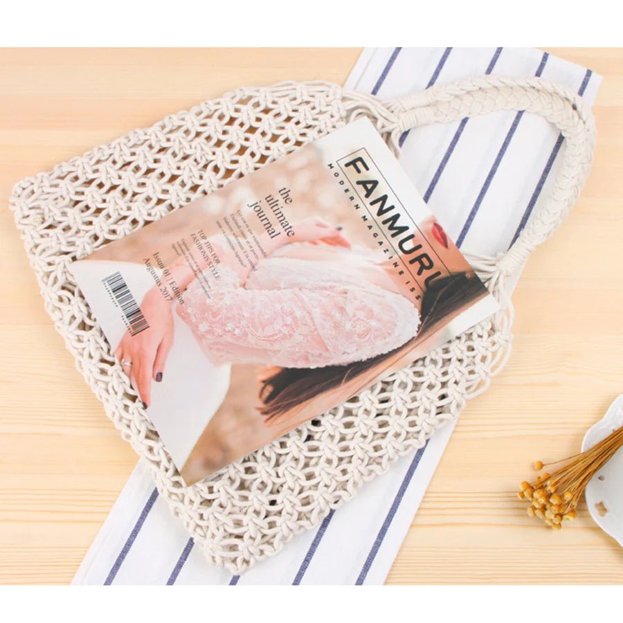 Margot geflochtene Strandtasche