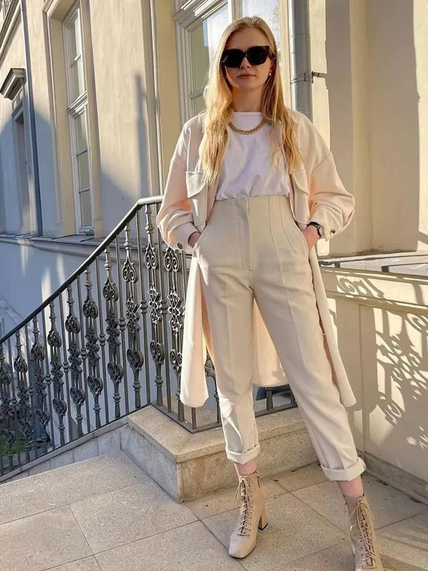 Maricar Bleistifthose mit hoher Taille