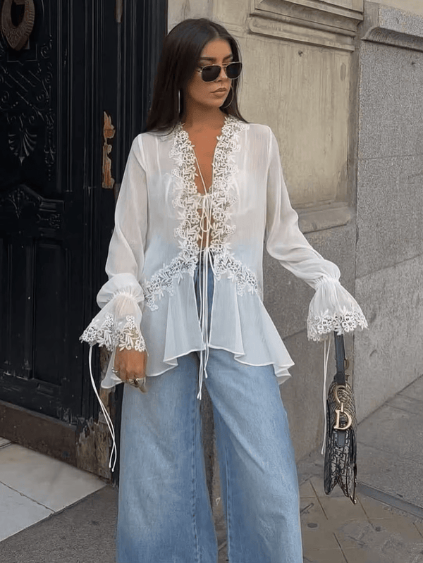 Marin Hollowed Out Cardigan