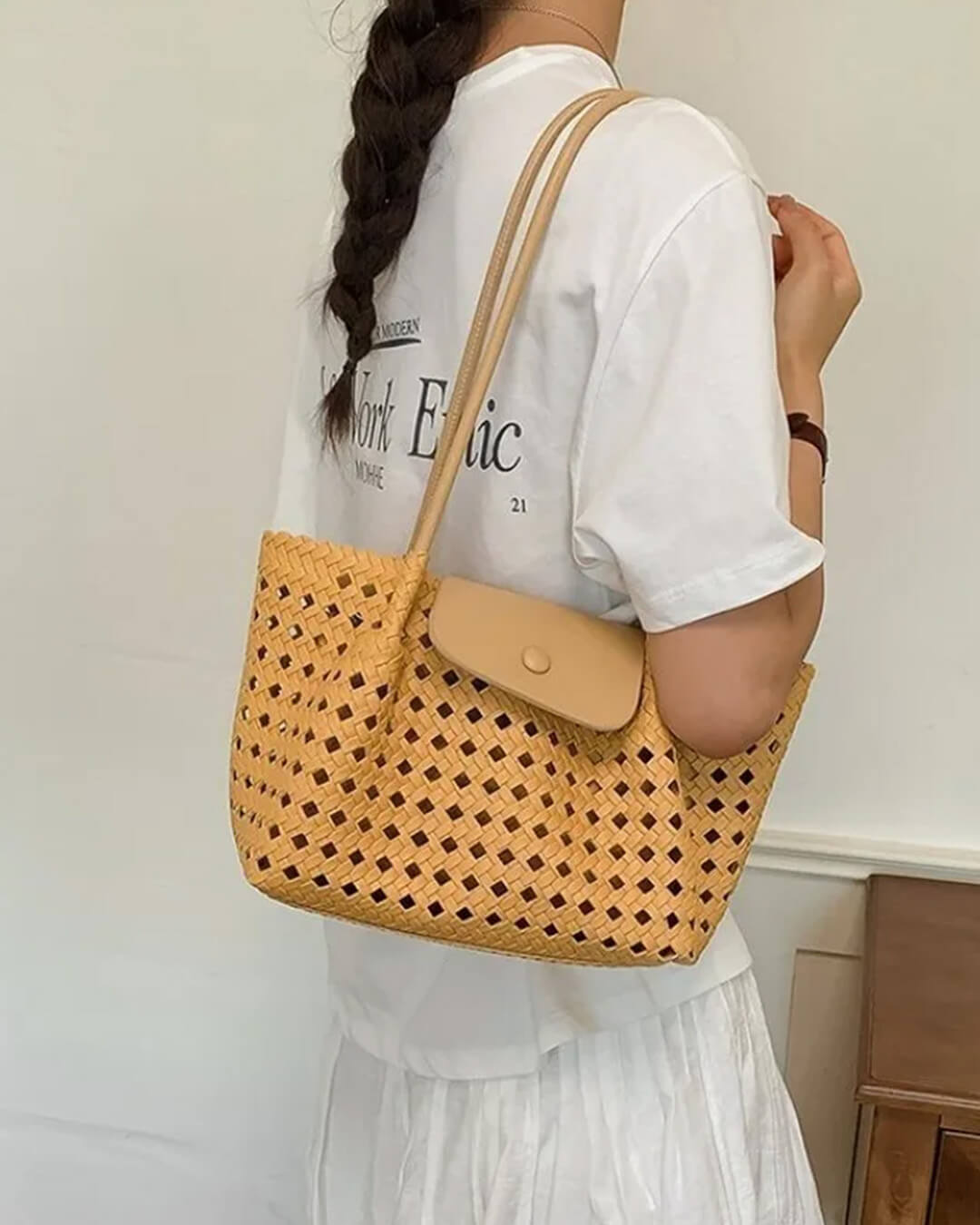 Marina Geprägte Schultertasche