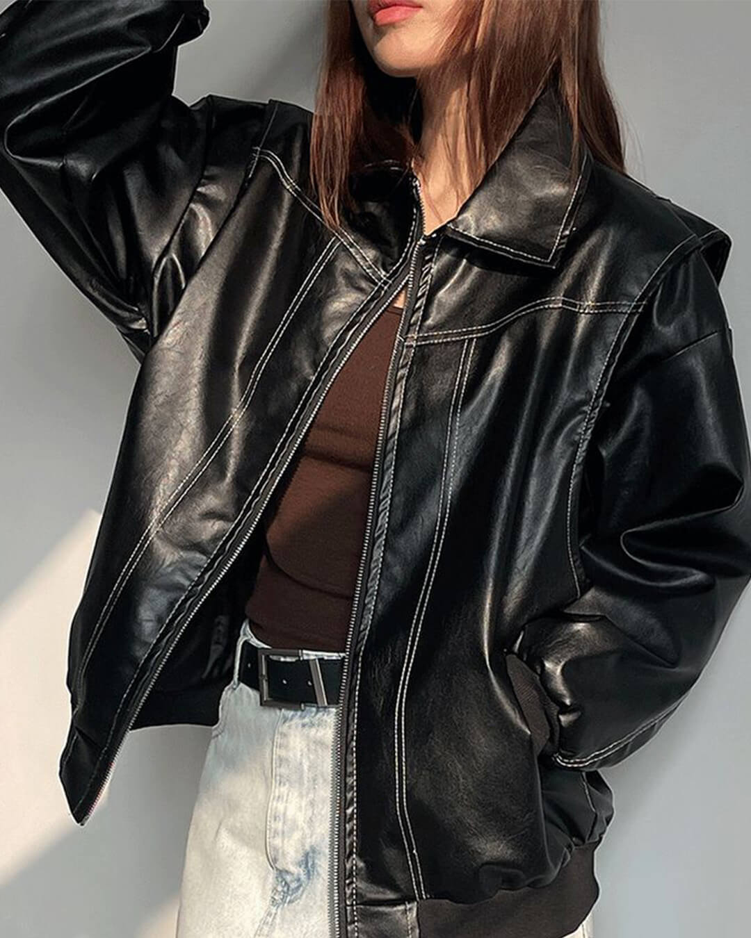Marina Bomberjacke mit Reißverschluss