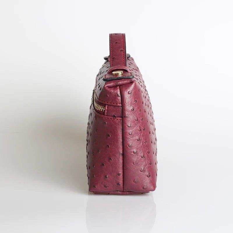 Marlene Tasche mit Straußenmuster
