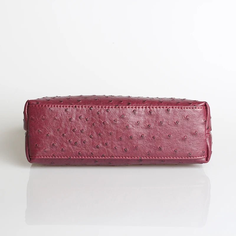 Marlene Tasche mit Straußenmuster