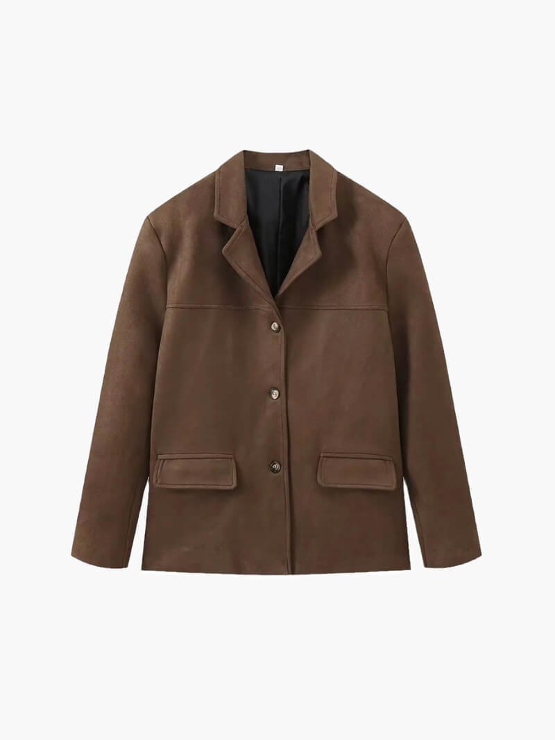 Matilda-Jacke aus Kunstwildleder