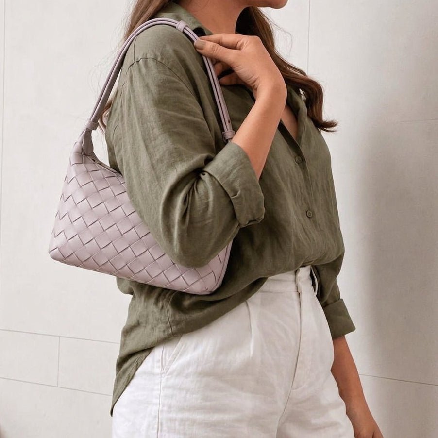 Mica Mini-Geflecht-Tasche