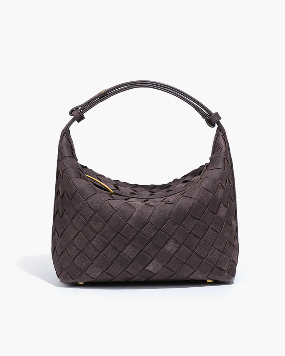 Mica Geflochtene Tasche aus Wildleder