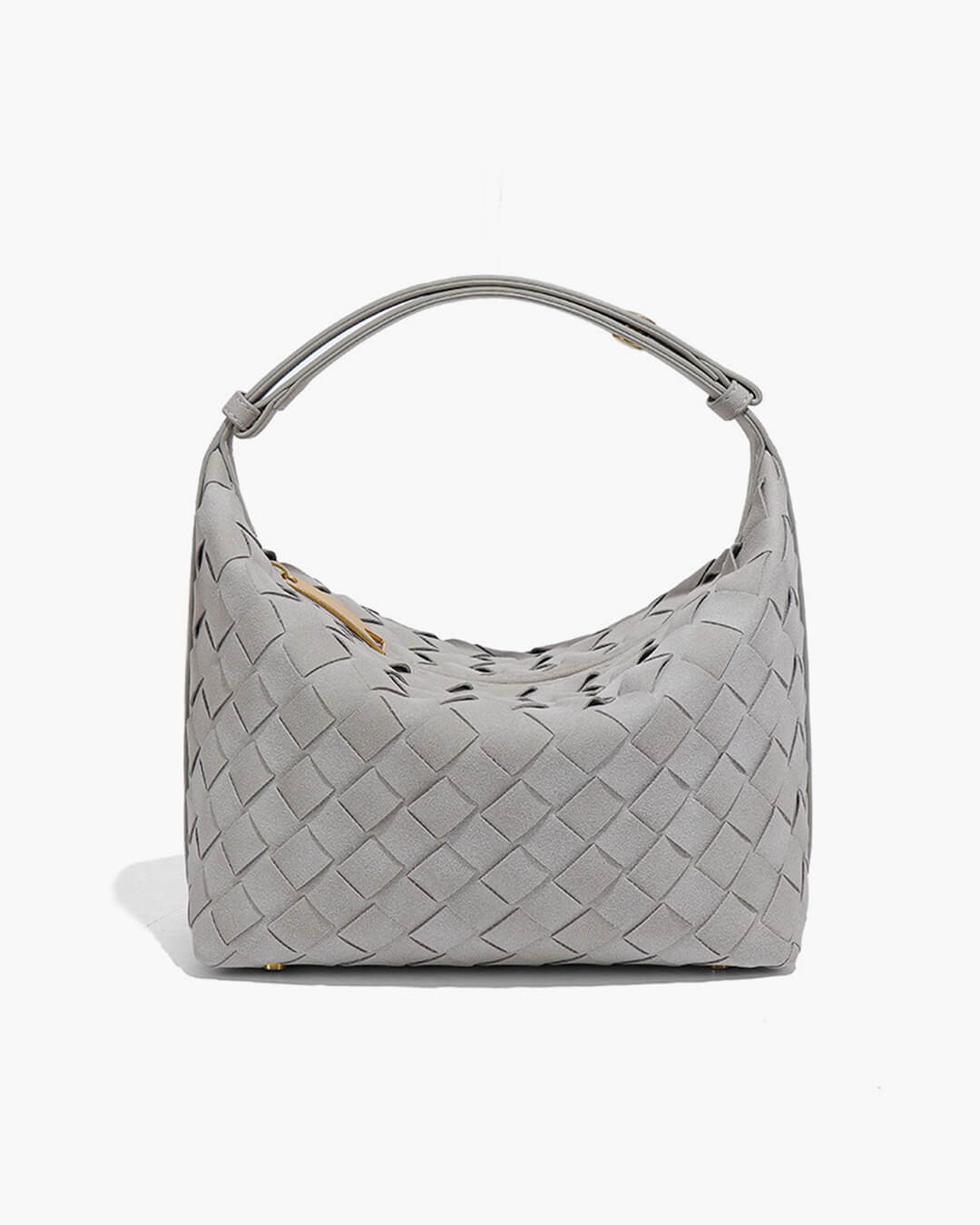 Mica Geflochtene Tasche aus Wildleder