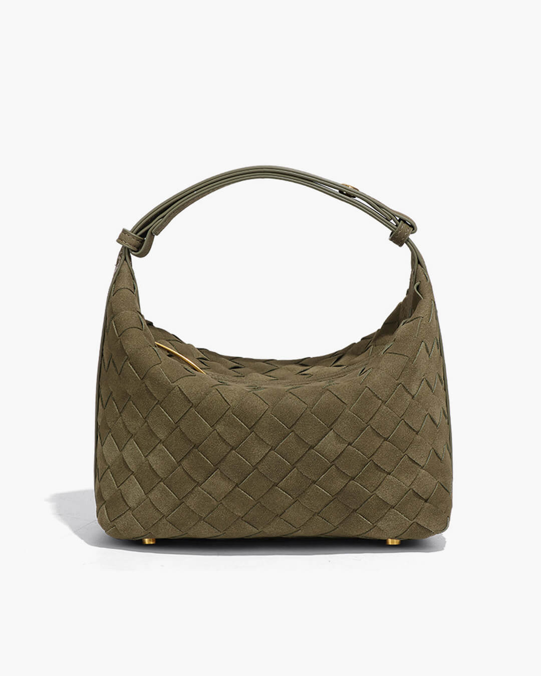 Mica Geflochtene Tasche aus Wildleder