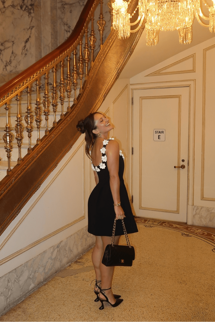 Milou ärmelloses Minikleid mit Blumenmuster