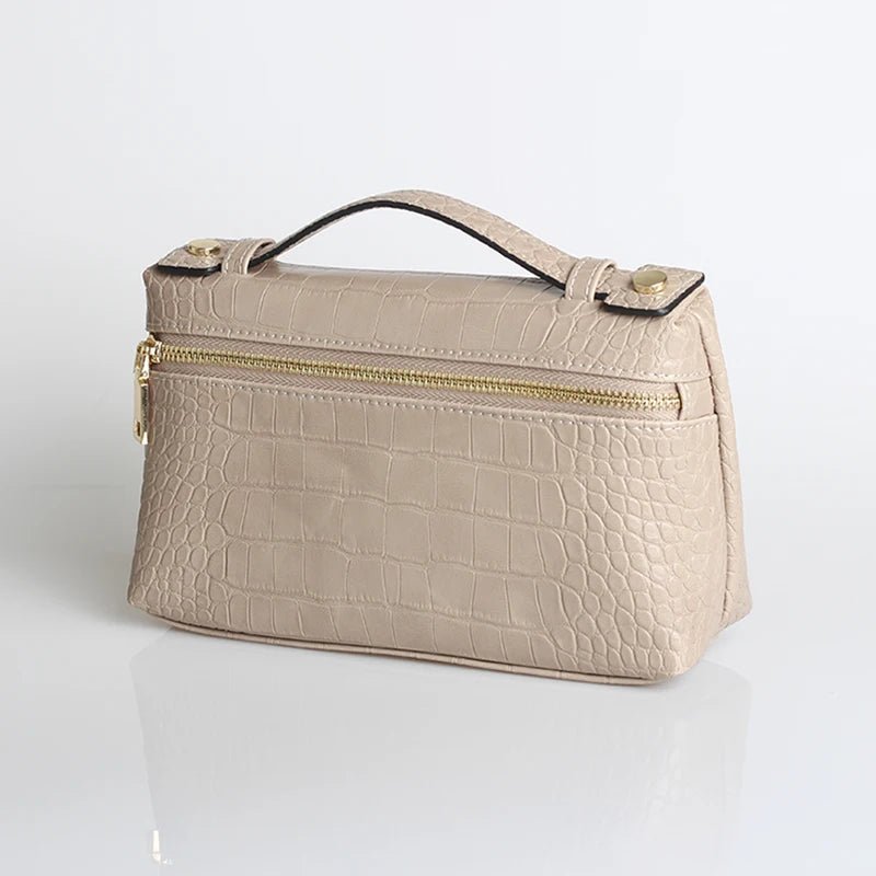 Minerva Crocodile Pattern Clutch Bag