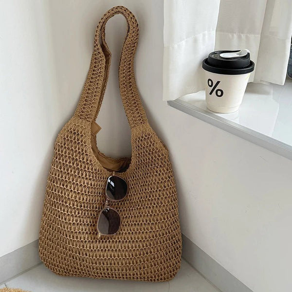 Miranda Woven Straw Tote