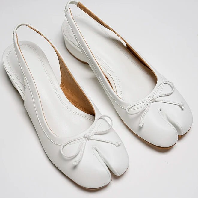 Miriam Ballerina-Mary-Jane-Pumps mit Zehenschlitz