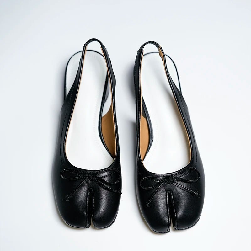 Miriam Ballerina-Mary-Jane-Pumps mit Zehenschlitz