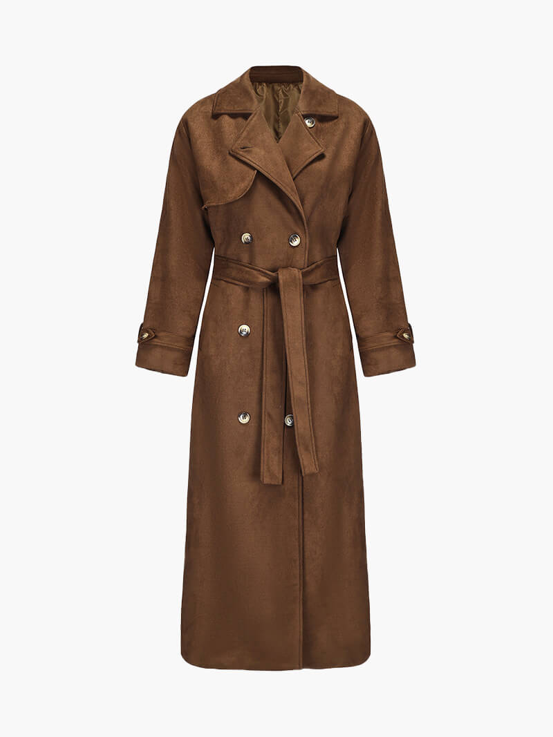 Molly-Trenchcoat aus Kunstwildleder