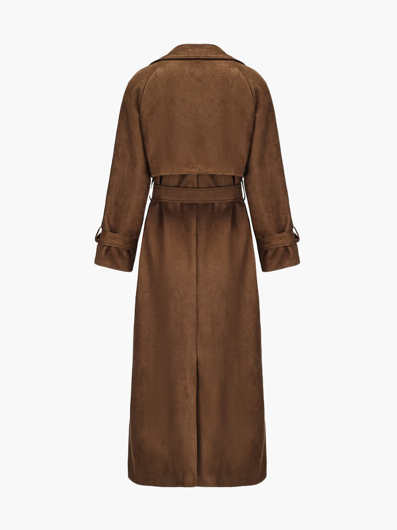 Molly-Trenchcoat aus Kunstwildleder