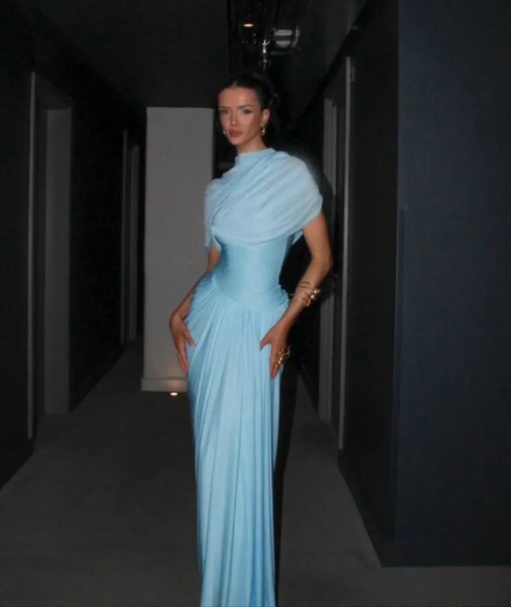 Monica Elegant Mesh Bodycon Maxi Dress