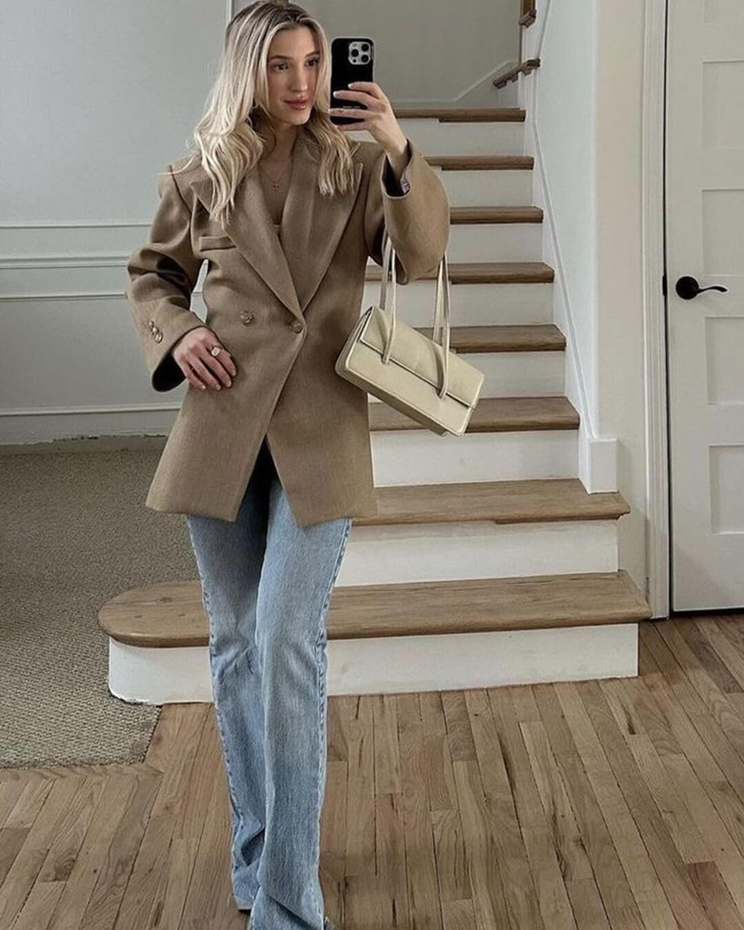 Myrna taillierter Blazer mit fallendem Revers