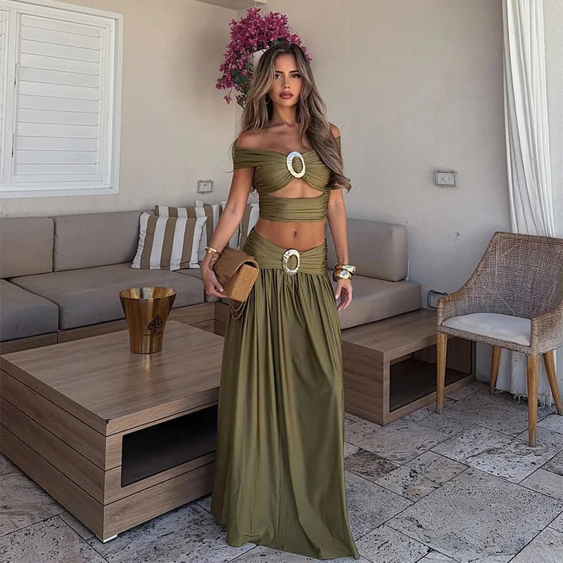 Naomi Zweiteiliges Crop-Set