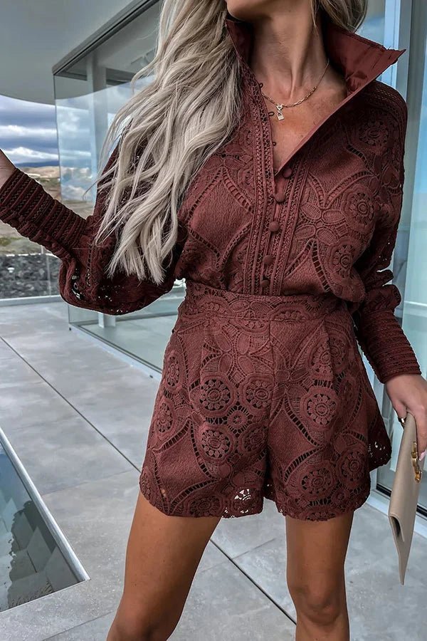 Natalie Kombi-Set mit Spitzenstickerei