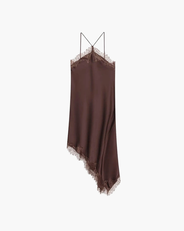 Natalie Spitzen-Midikleid mit Carmen-Ausschnitt
