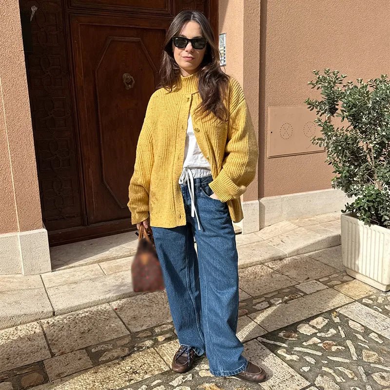 Oversized-Strick-Cardigan Nicola