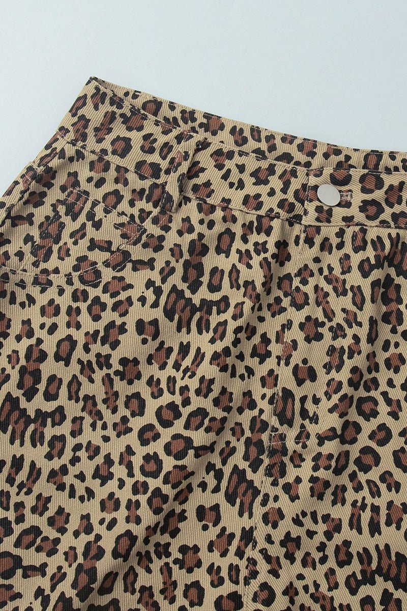 Nicole Shorts mit Leopardenmuster